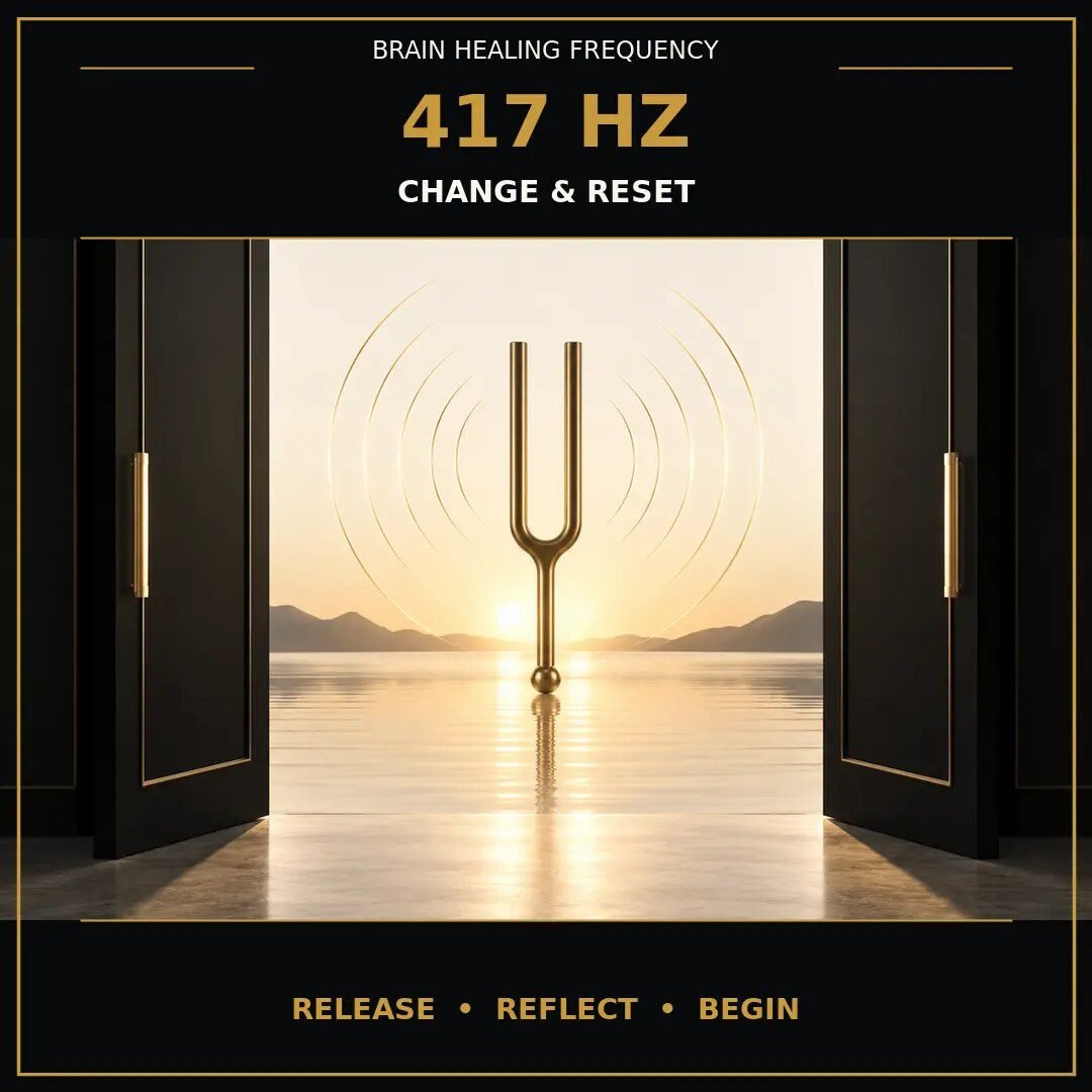 417 Hz frequency benefits for change reset and safe listening