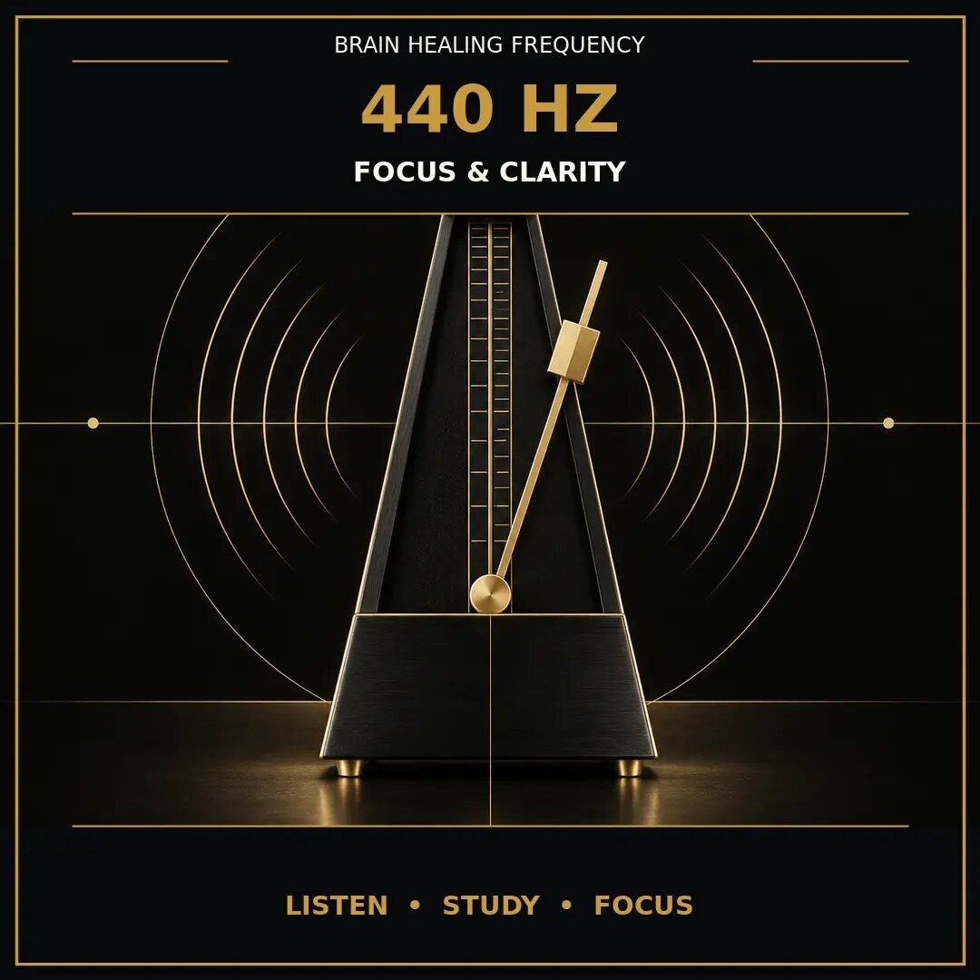 440 Hz frequency benefits for focus and mental clarity