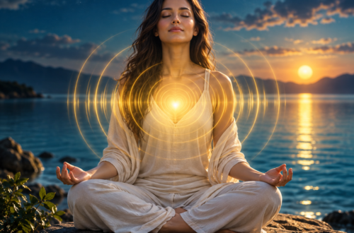 528 Hz emotional reset meditation with golden frequency waves