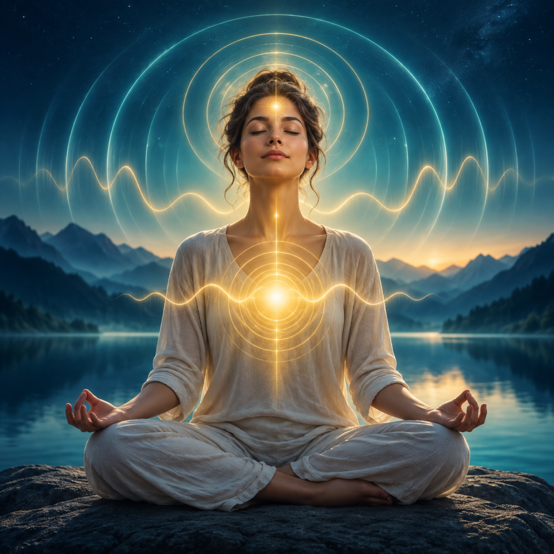Calming frequency waves for anxiety relief and nervous system balance